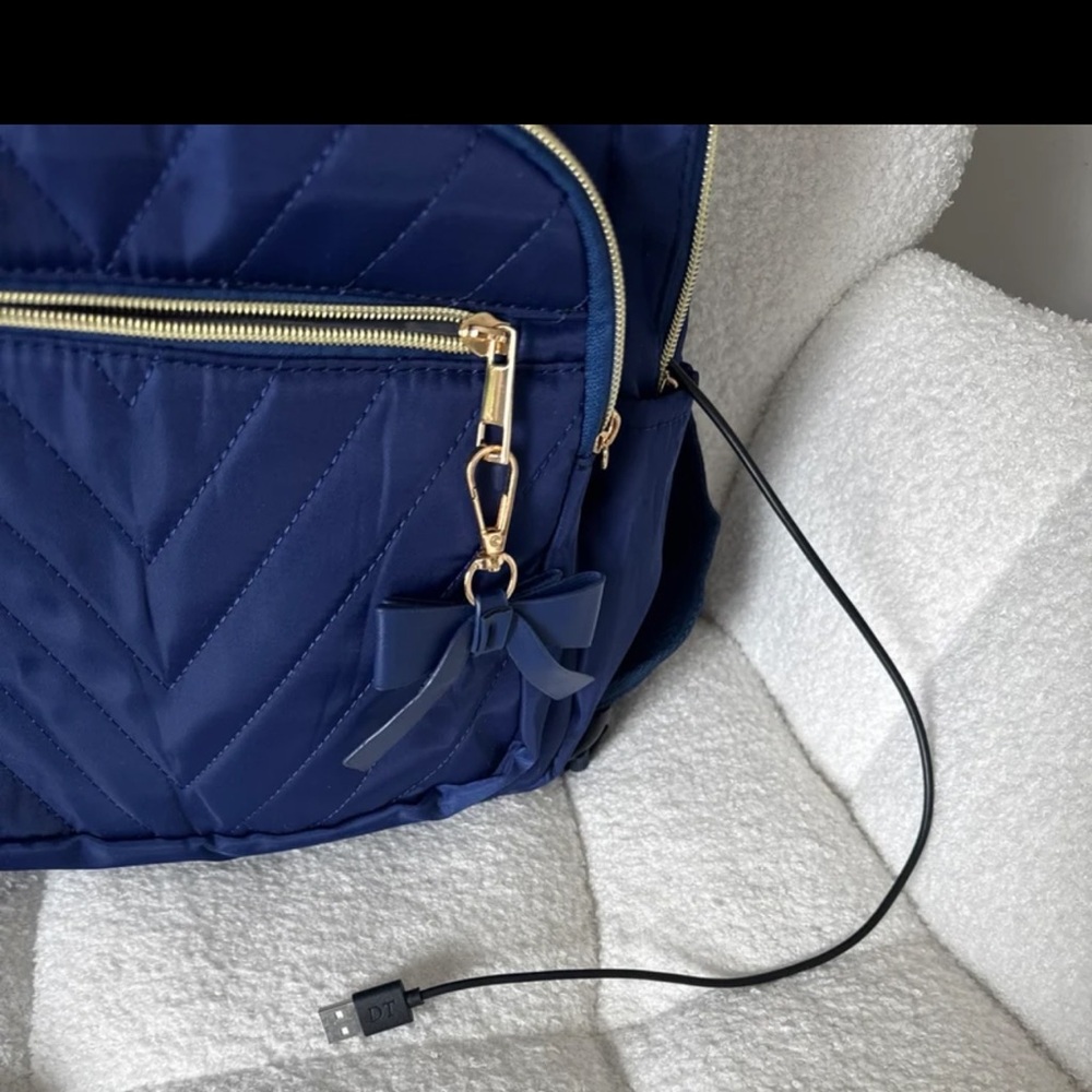 Matein Small Backpack Purse Multiple compartments USB Port Padded laptop Area - Picture 8 of 12